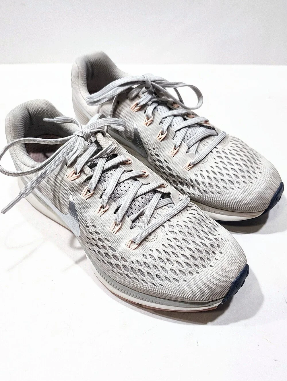 Nike Air Zoom Pegasus 34 Womens Running Shoes Size 8.5 Wolf Grey 880560-004